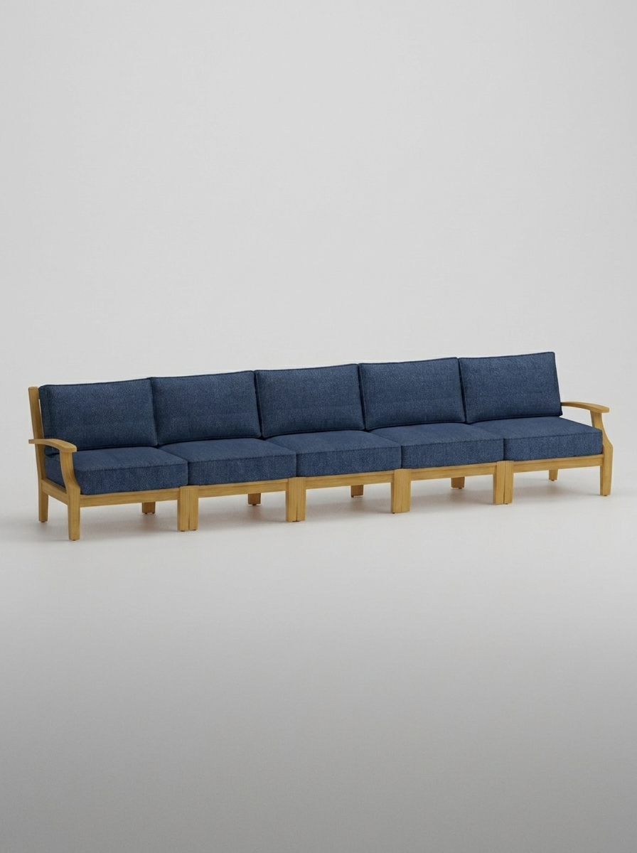 05D Mila 5pc Sofa - Spectrum Indigo - Jrs Patio San Diego