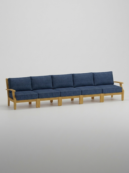 05D Mila 5pc Sofa - Spectrum Indigo - Jrs Patio San Diego