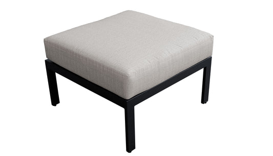 TK Classics Lexington Modern Outdoor Aluminum Ottoman