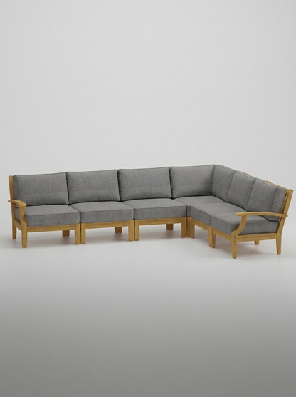 06A Mila 10x8 Sectional - Cast Slate - Jrs Patio San Diego