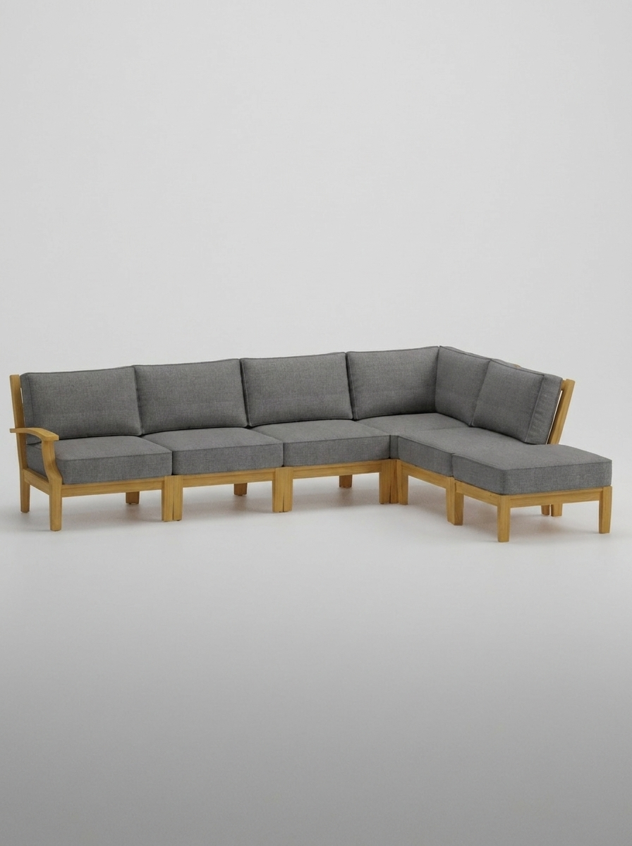 06B Mila Right-Arm Sectional Set - Cast Slate - Jrs Patio San Diego