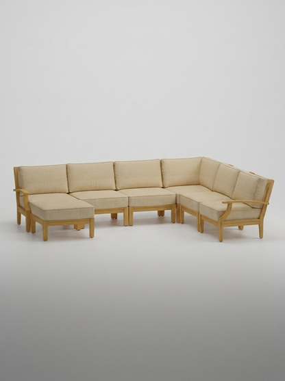 07A Mila U-Shape Sectional Set - Spectrum Sand - Jrs Patio San Diego