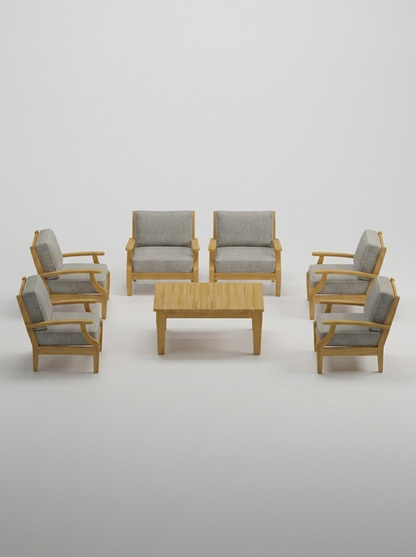 07B Mila Club Chair Set - Canvas Granite - Jrs Patio San Diego