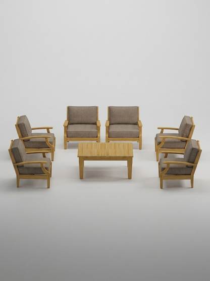 07B Mila Club Chair Set - Cast Shale - Jrs Patio San Diego