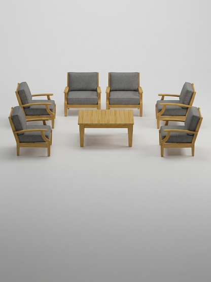 07B Mila Club Chair Set - Cast Slate - Jrs Patio San Diego