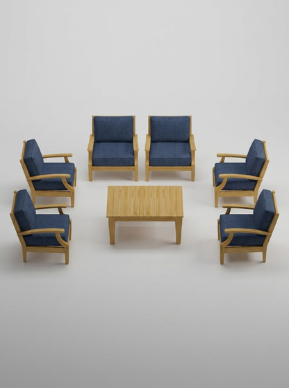 07B Mila Club Chair Set - Spectrum Indigo - Jrs Patio San Diego