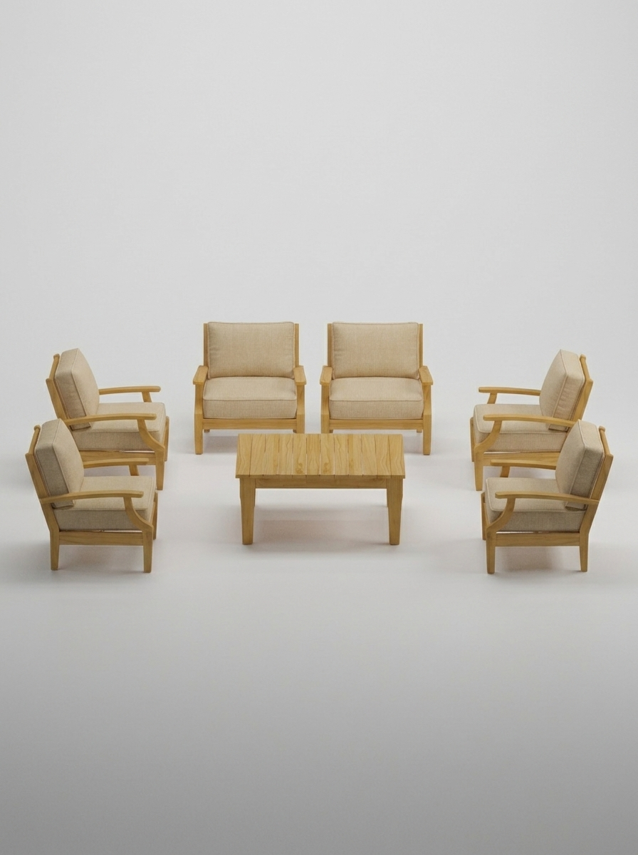 07B Mila Club Chair Set - Spectrum Sand - Jrs Patio San Diego