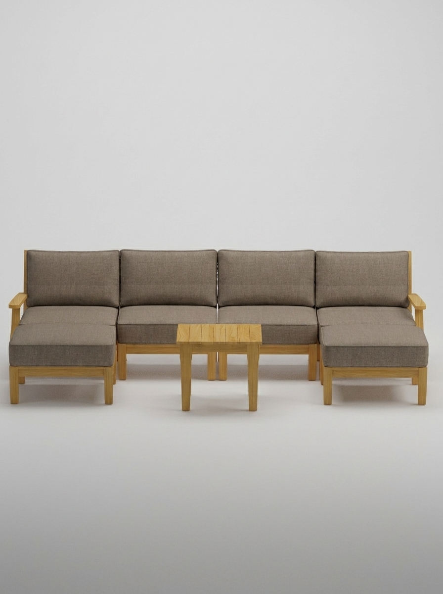 07C Mila U-Shape Sectional - Cast Shale - Jrs Patio San Diego