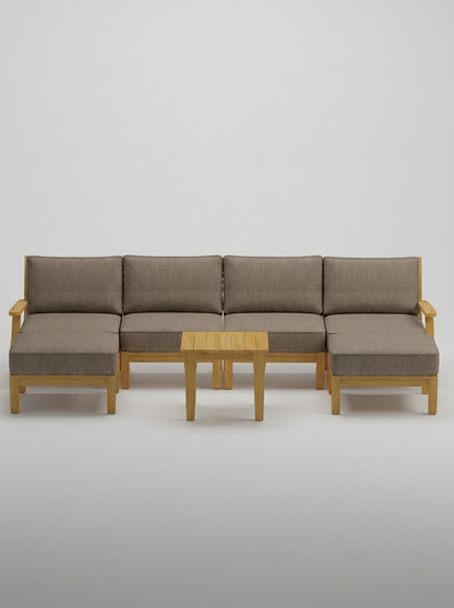 07C Mila U-Shape Sectional - Cast Shale - Jrs Patio San Diego