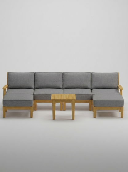 07C Mila U-Shape Sectional - Cast Slate - Jrs Patio San Diego