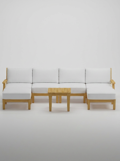 07C Mila U-Shape Sectional - Olefin White - Jrs Patio San Diego