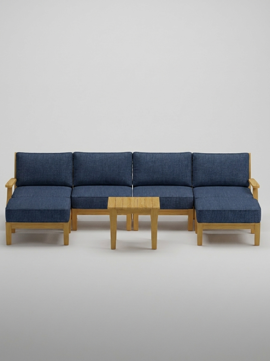 07C Mila U-Shape Sectional - Spectrum Indigo - Jrs Patio San Diego