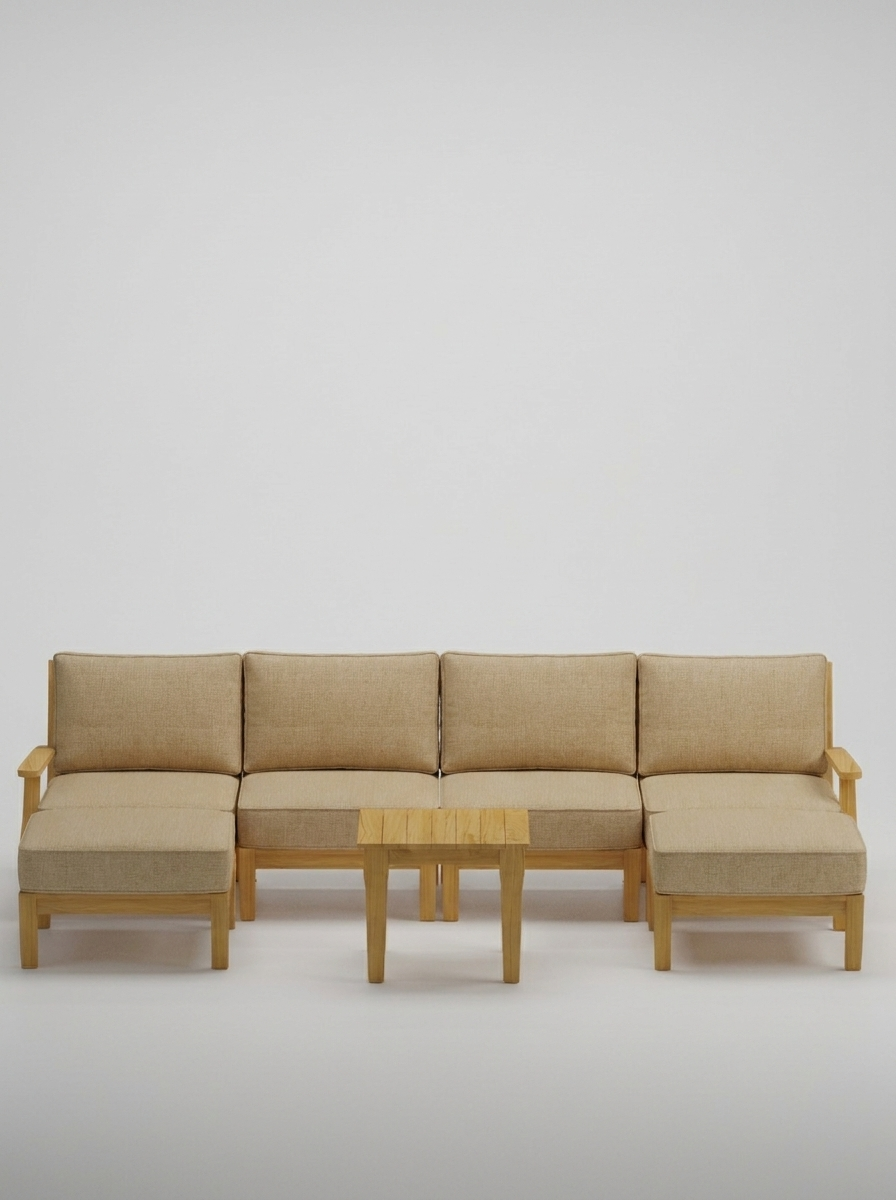 07C Mila U-Shape Sectional - Spectrum Sand - Jrs Patio San Diego