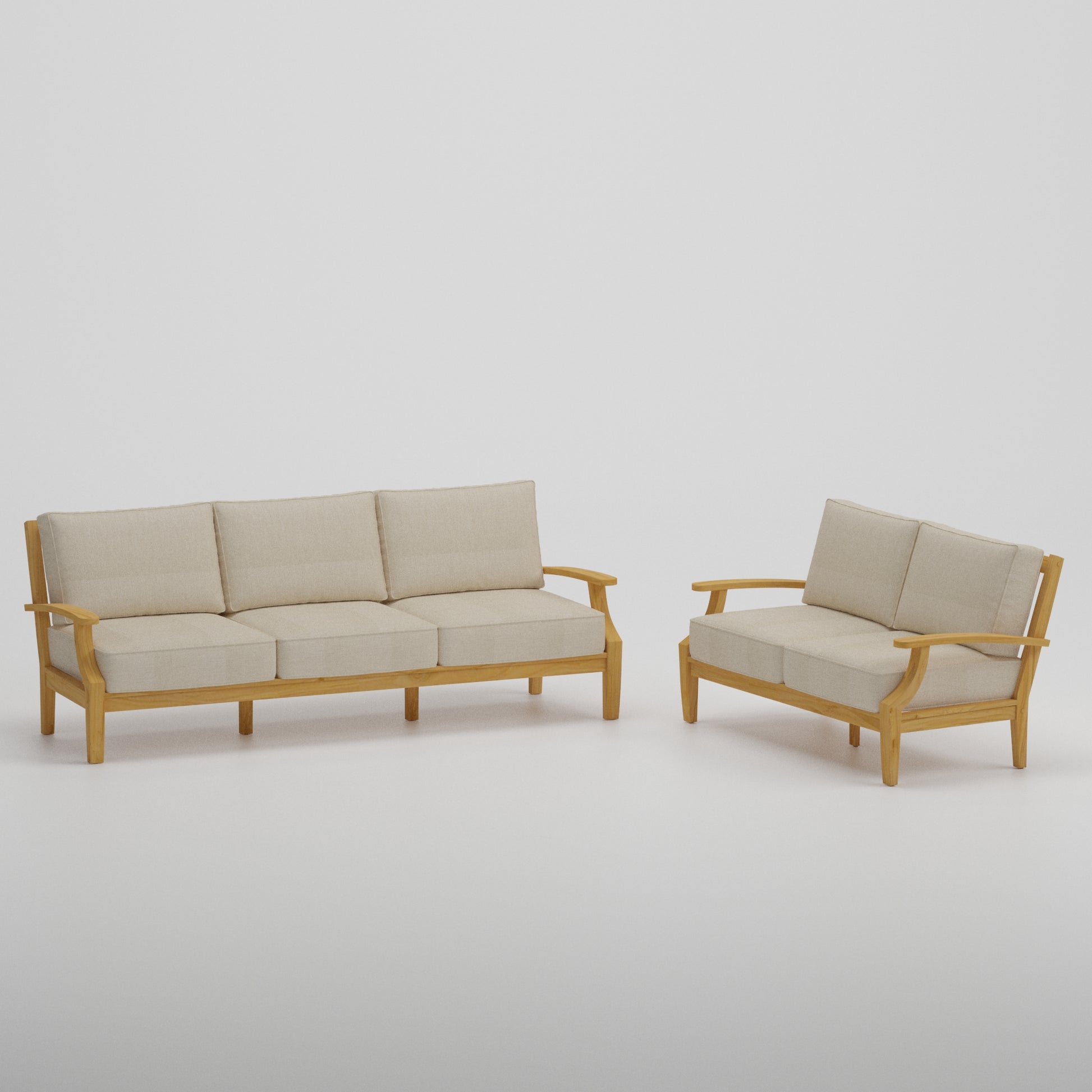 02B Mila – Sofa & Loveseat Lounge Set San Diego | Jr's Patio
