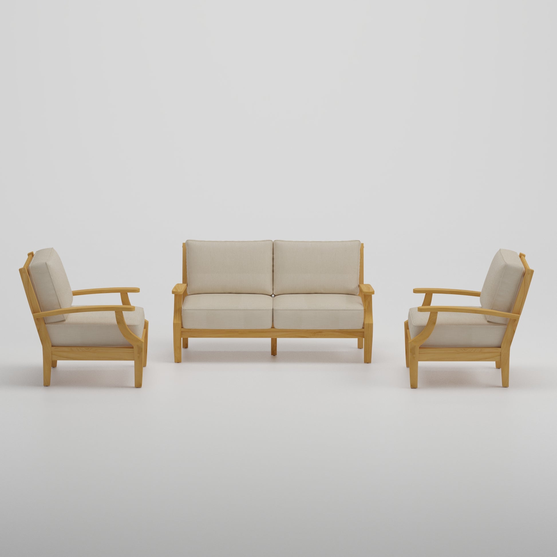 03A Mila – 3-Piece Lounge Set San Diego | Jr's Patio