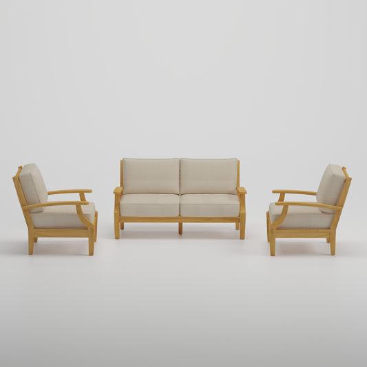 03A Mila – 3-Piece Lounge Set San Diego | Jr's Patio