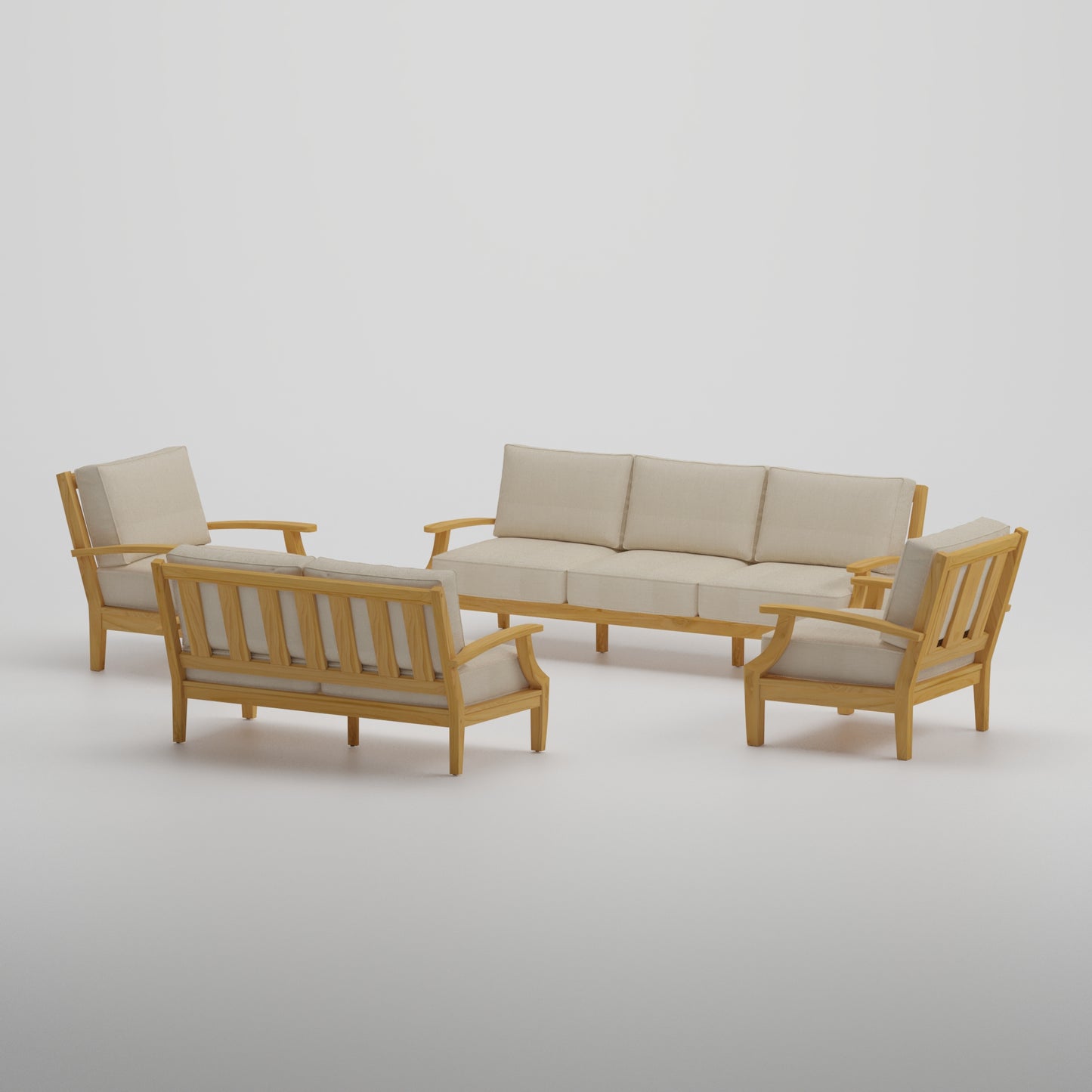 04C Mila – Sofa / Loveseat Conversation Set San Diego | Jr's Patio
