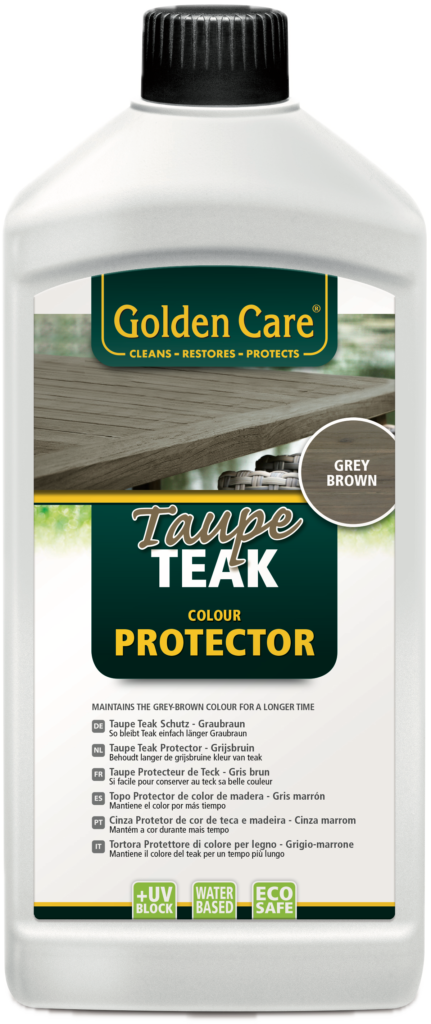 Golden Care Taupe Teak & Hardwood Protector - teak and hardwood outdoor furniture care product