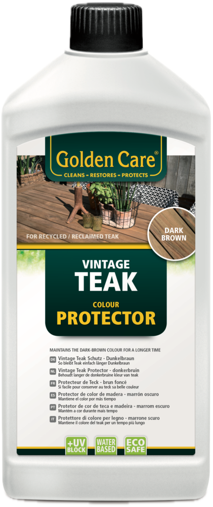 Golden Care Vintage Teak & Hardwood Protector - teak and hardwood outdoor furniture care product
