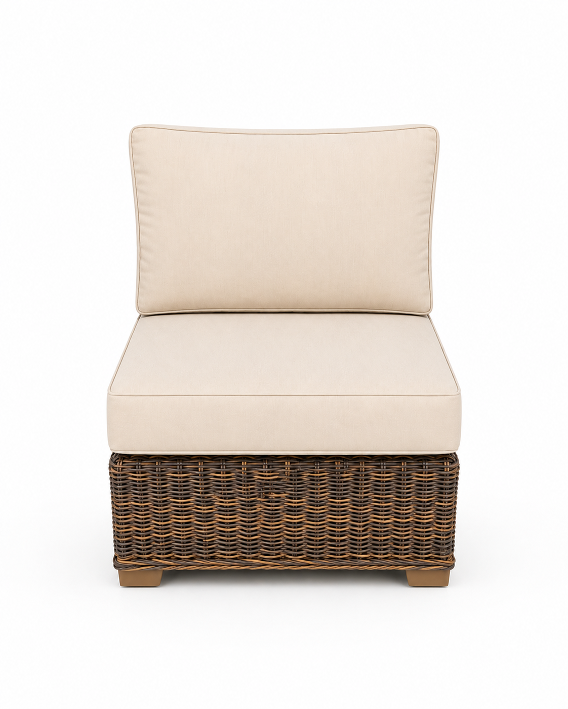 Seacoast Wicker Armless Chair San Diego | Jr's Patio