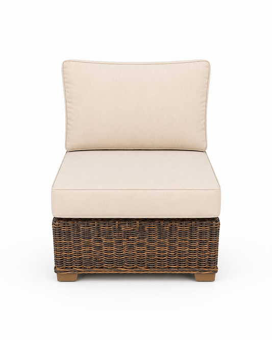 Seacoast Wicker Armless Chair San Diego | Jr's Patio