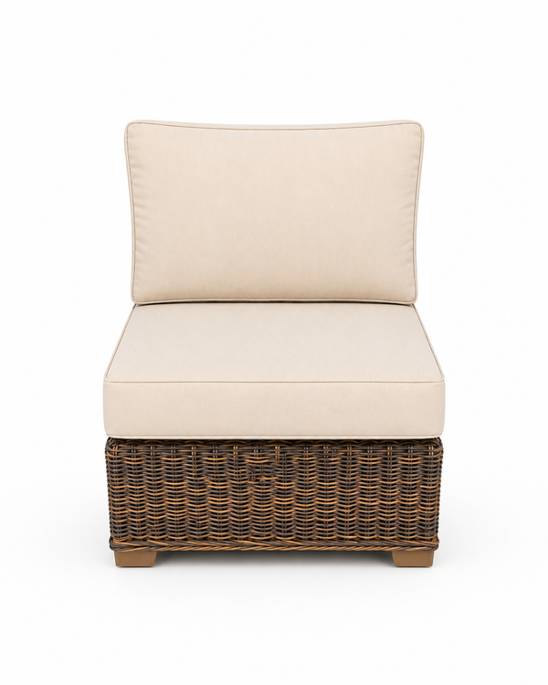 Seacoast Wicker Armless Chair