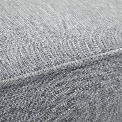 Marina Outdoor Patio Teak Loveseat - Natural Gray