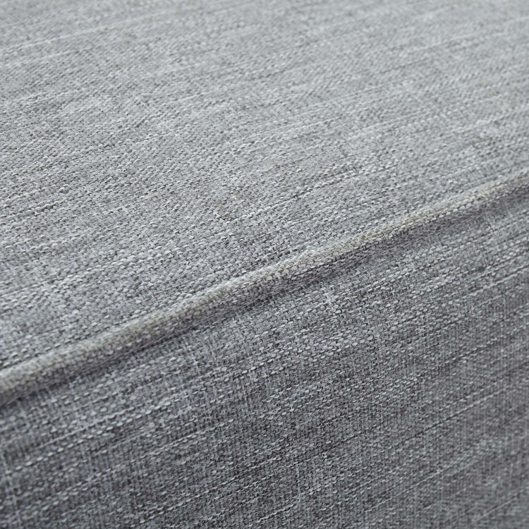 Marina Outdoor Patio Teak Corner Sofa - Natural Gray