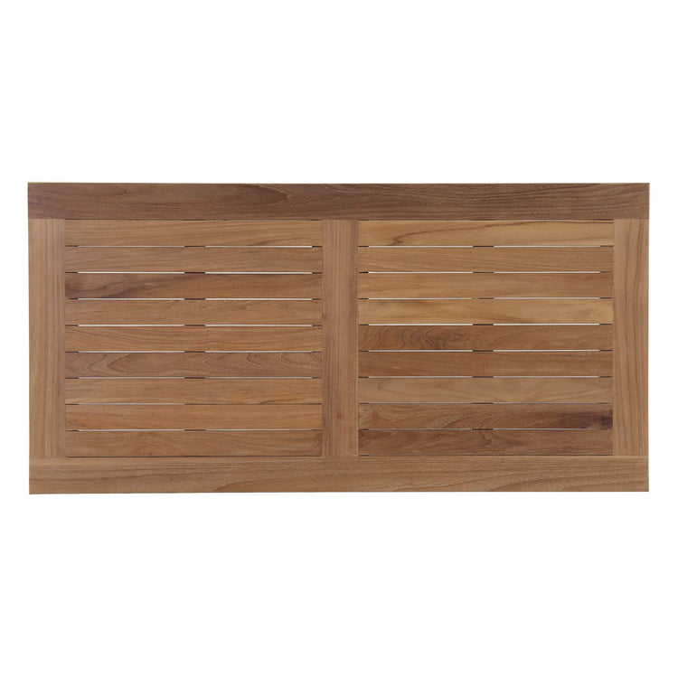 Marina Outdoor Patio Teak Rectangle Coffee Table - Default Title