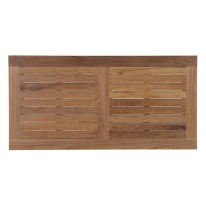 Marina Outdoor Patio Teak Rectangle Coffee Table - Default Title