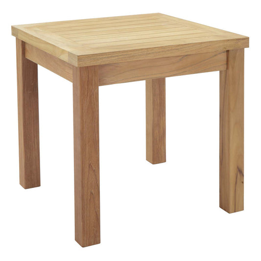 Marina Outdoor Patio Teak Side Table - Default Title