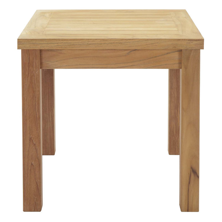 Marina Outdoor Patio Teak Side Table - Default Title