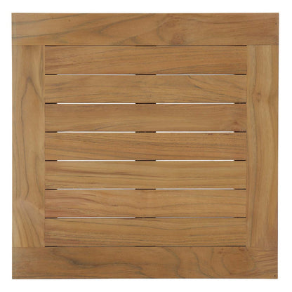 Marina Outdoor Patio Teak Side Table - Default Title