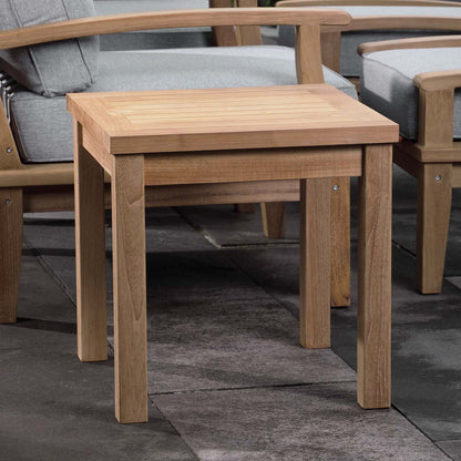 Marina Outdoor Patio Teak Side Table - Default Title