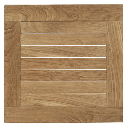 Marina 3 Piece Outdoor Patio Teak Set - Natural White