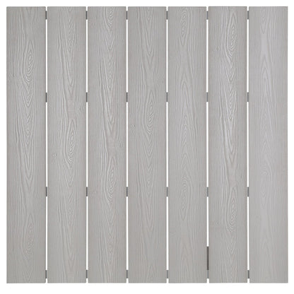Maine Outdoor Patio Bar Table - White Light Gray