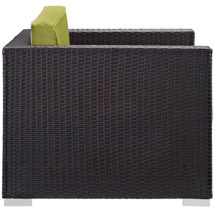 Gather Outdoor Patio Armchair - Espresso Peridot