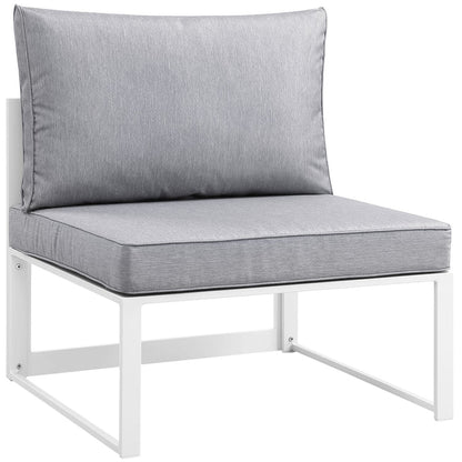 Fortuna 8 Piece Outdoor Patio Sectional Sofa Set - Default Title