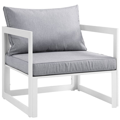 Fortuna 6 Piece Outdoor Patio Sectional Sofa Set - Default Title
