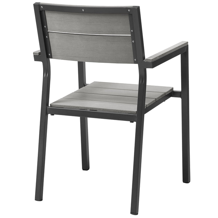 Maine 3 Piece Outdoor Patio Dining Set - Default Title