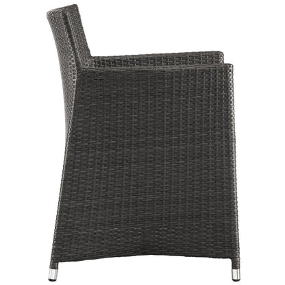 Junction 5 Piece Outdoor Patio Dining Set - Brown White