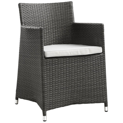 Junction 7 Piece Outdoor Patio Dining Set - Brown White