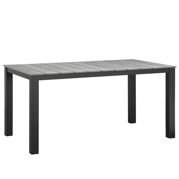 Junction 7 Piece Outdoor Patio Dining Set - Brown White