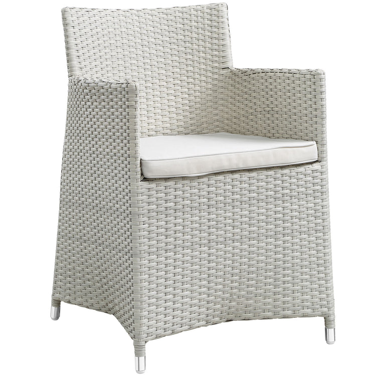Junction 3 Piece Outdoor Patio Dining Set - Gray White