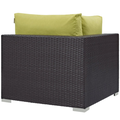 Convene Outdoor Patio Corner - Espresso Peridot