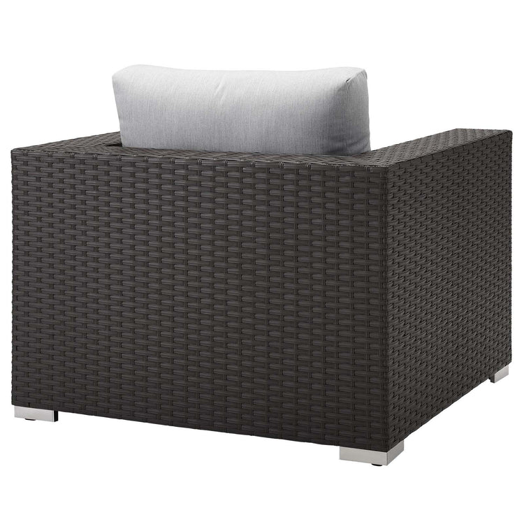 Sojourn Outdoor Patio Sunbrella® Armchair - Canvas Gray