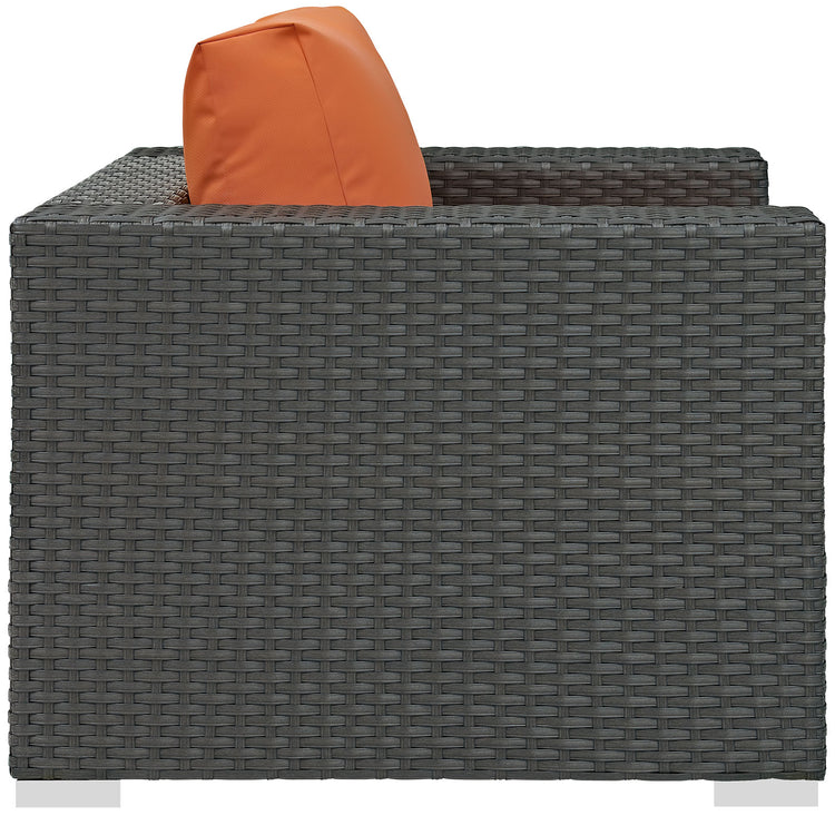 Sojourn Outdoor Patio Sunbrella® Armchair - Canvas Tuscan