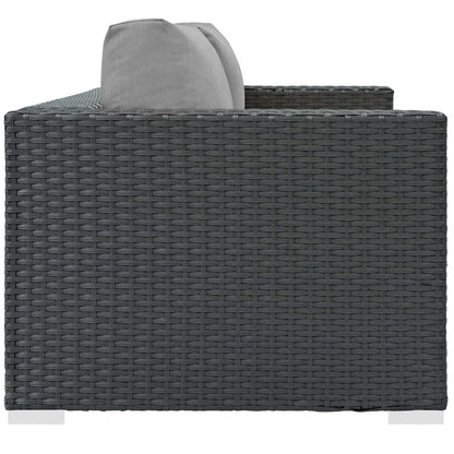 Sojourn Outdoor Patio Sunbrella® Loveseat - Canvas Gray