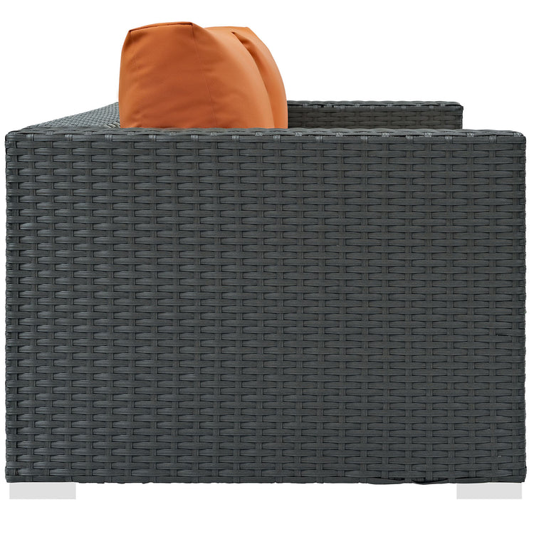 Sojourn Outdoor Patio Sunbrella® Loveseat - Canvas Tuscan
