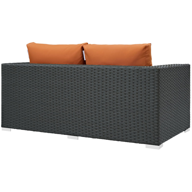 Sojourn Outdoor Patio Sunbrella® Loveseat - Canvas Tuscan